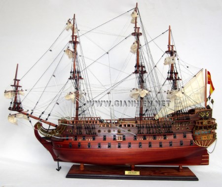 San Felipe Ship Model - Mô Hình Thuyền Buồm Gia Nhiên - Công Ty TNHH Gia Nhiên